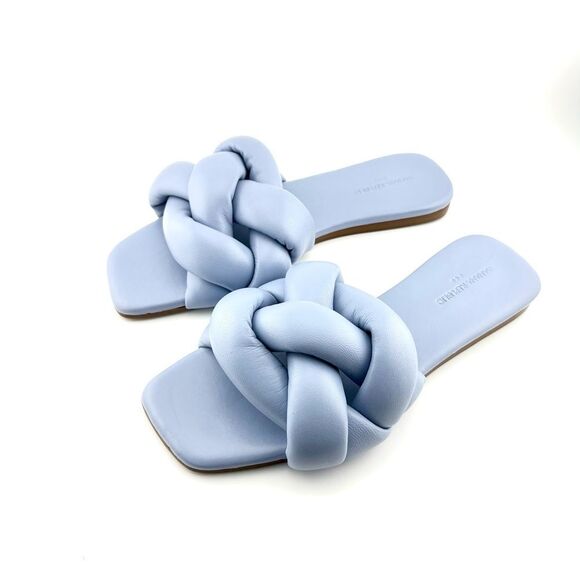 Women's Blue Knotted Slide Sandals - Banana Republic NWOT - Never Worn - Picture 2 of 5